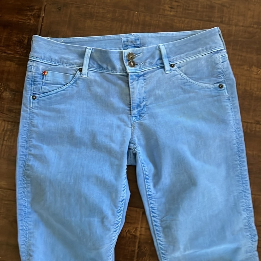 Hudson Collin Skinny Crop in Mariner Blue - Picture 3 of 10
